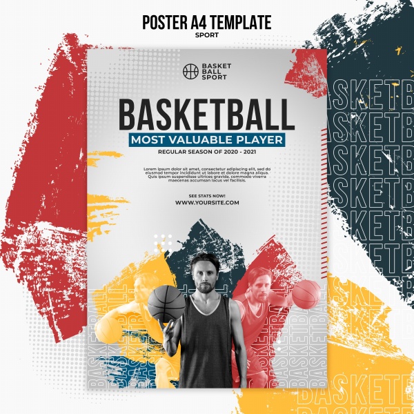 篮球运动潮流海报设计