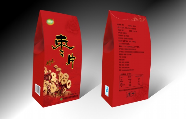红枣片包装盒设计PSD