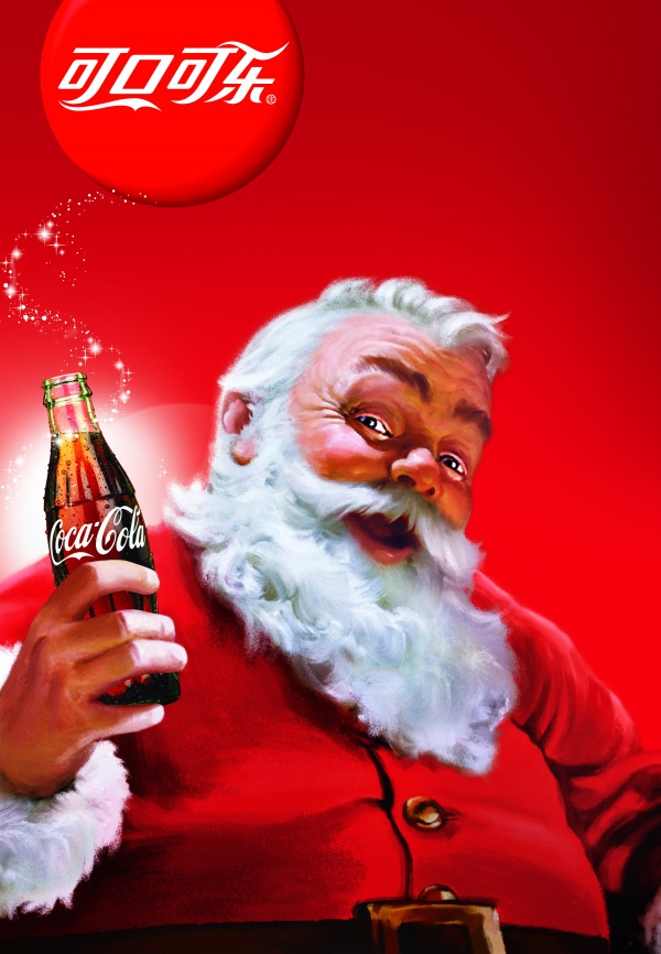 可口可乐PSD圣诞海报