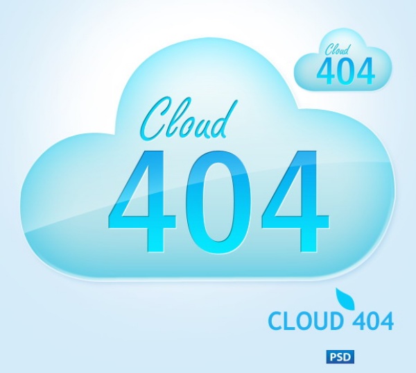404云图标psd素材