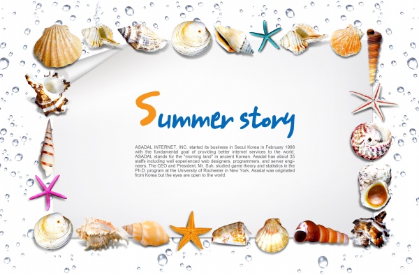 Summer海洋创意源文件设计